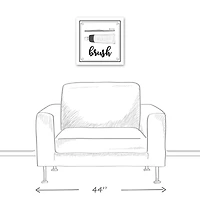 Brush 16" x 16" Canvas Wall Art