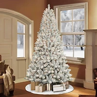 7.5ft. Pre-Lit Flocked Virginia Pine Artificial Christmas Tree