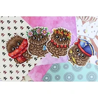 MP Studia Autumn Owl Plastic Canvas Counted Cross Stitch Kit