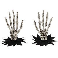 7" Skeleton Hands Halloween Window Decoration