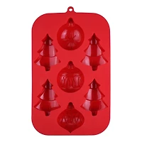 Christmas Trees & Ornaments Silicone Treat Mold by Makery™