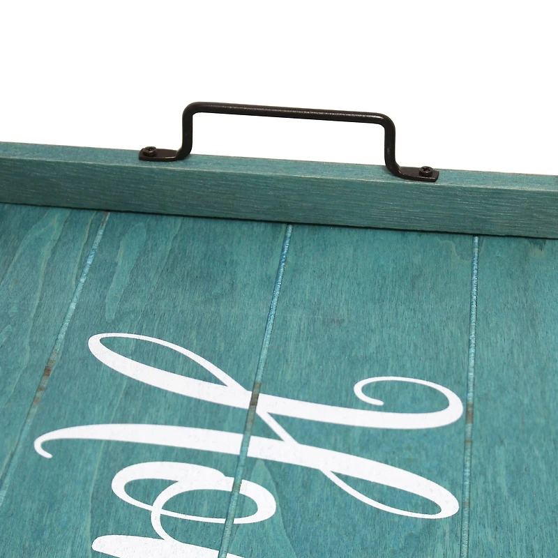 Elegant Designs™ 15.5" Home Serving Tray with Handles