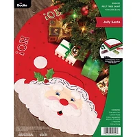 Bucilla® Jolly Santa Felt Tree Skirt Kit