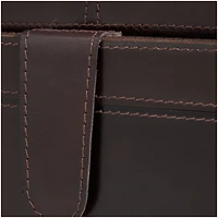 Dark Brown Leather Storage Box Set