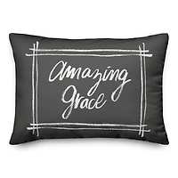 Amazing Grace 20" x 14" Throw Pillow