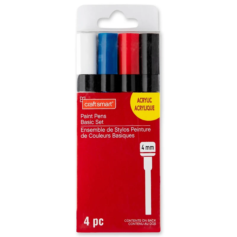 4mm Permanent Paint Pens Basic Set by Craft Smart®