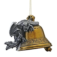 Designer Toscano 3ct. Humdinger the Bell Ringer Gothic Dragon Ornaments