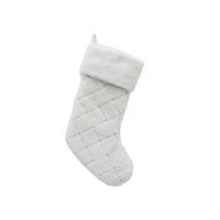 20" White Sequin Stocking by Ashland®
