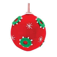 Whimsical Fabric Ball Ornament Set