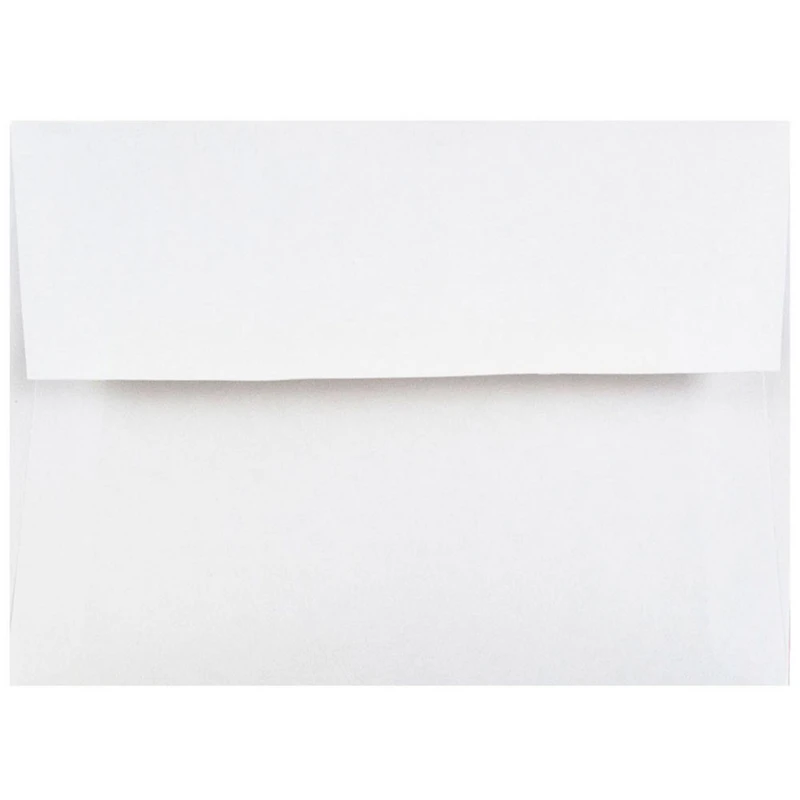 JAM Paper 4.375" x 5.75" White Invitation Envelopes