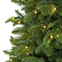 6ft. Pre-Lit Wyoming Fir Artificial Christmas Tree with Clear LED Lights 