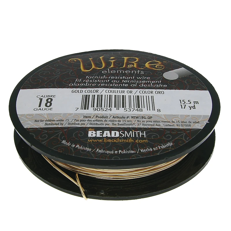 The Beadsmith® Wire™ Elements Tarnish-Resistant Wire
