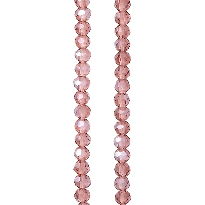 Amethyst Faceted Glass Round Beads, 3mm by Bead Landing™