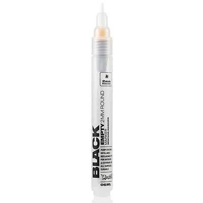 Montana BLACK Empty Marker, 2mm, Round