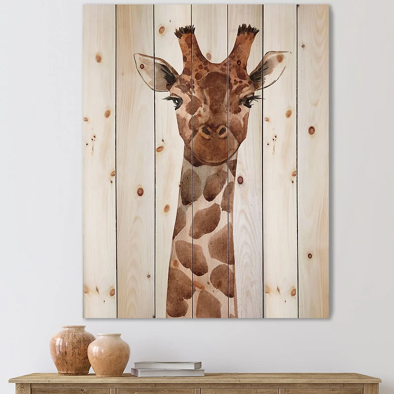 Designart - Portrait of A Giraffe X