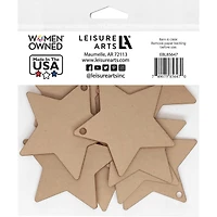 Essentials by Leisure Arts 3" Star Clear Acrylic Ornaments, 10ct.