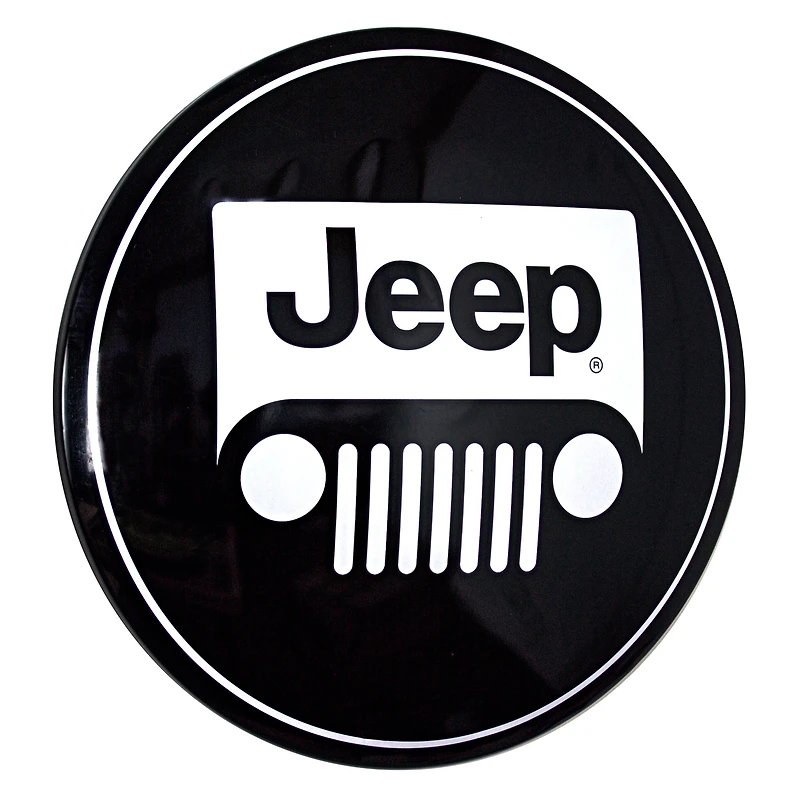 Licensed Jeep Logo Dome Metal Sign