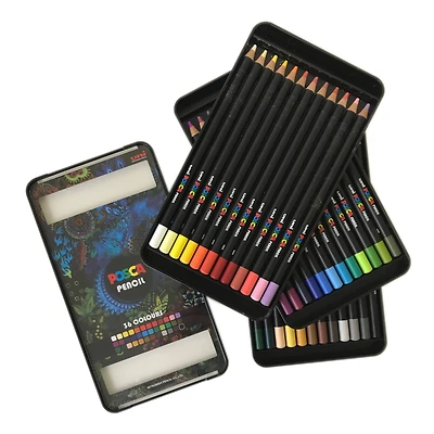 POSCA Colored Pencil 36 Color Set