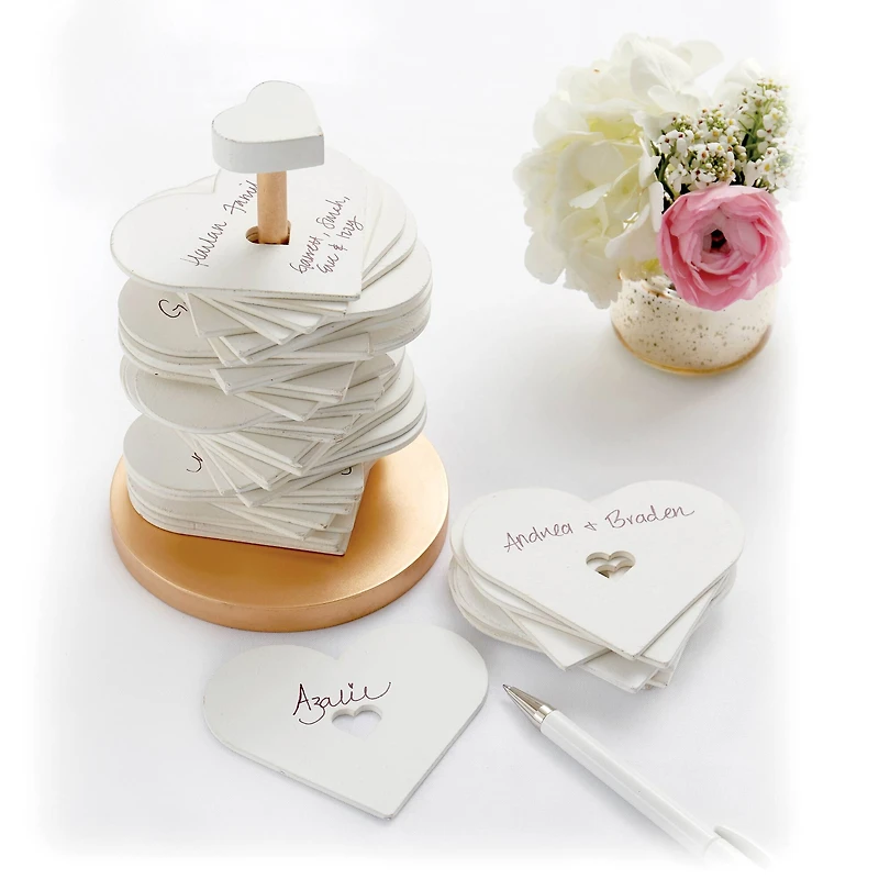 Stacking Hearts Guest Book by Celebrate It™