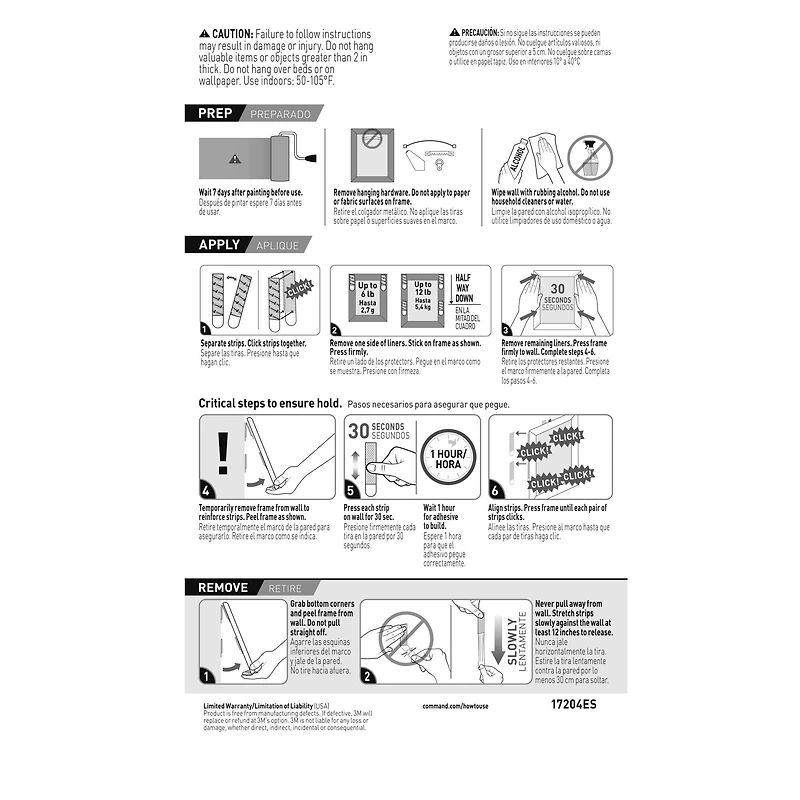 12 Packs: 12 ct. (144 total) 3M Command™ Narrow Picture Hanging Strips