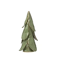 Hello Honey® 11" Mint Reactive Glaze Finish Handmade Stoneware Tree