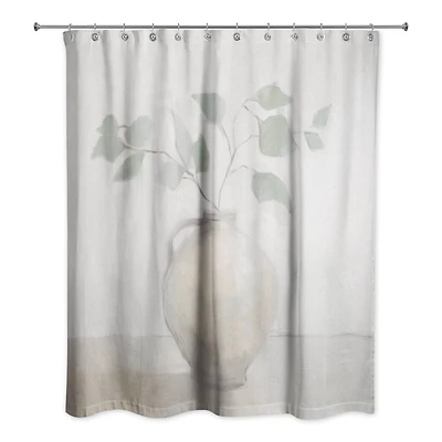 Light Vase Botanical 71" x 74" Shower Curtain