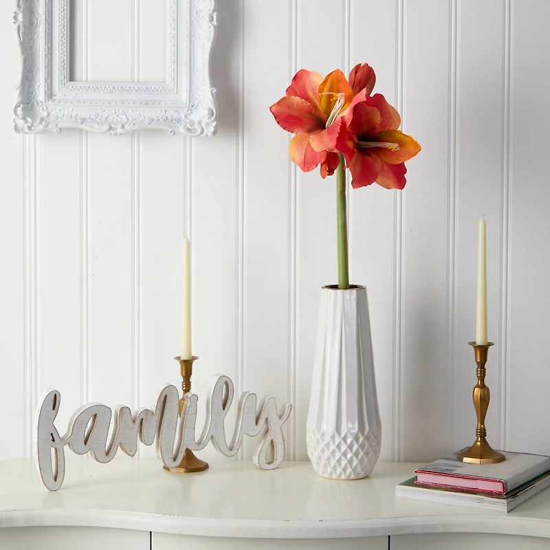 Amaryllis Artificial Flower Stem