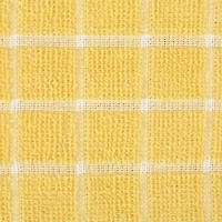 DII® Yellow Combo Windowpane Dishcloths, 6ct.