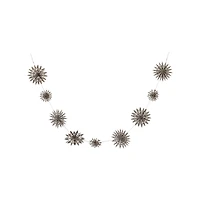 Hello Honey® 6ft. Gray Paper Snowflake Garland in Kraft Box