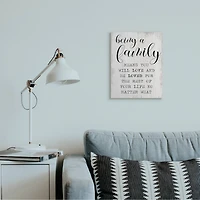 Stupell Industries Family Is Being Loved Canvas Wall Art
