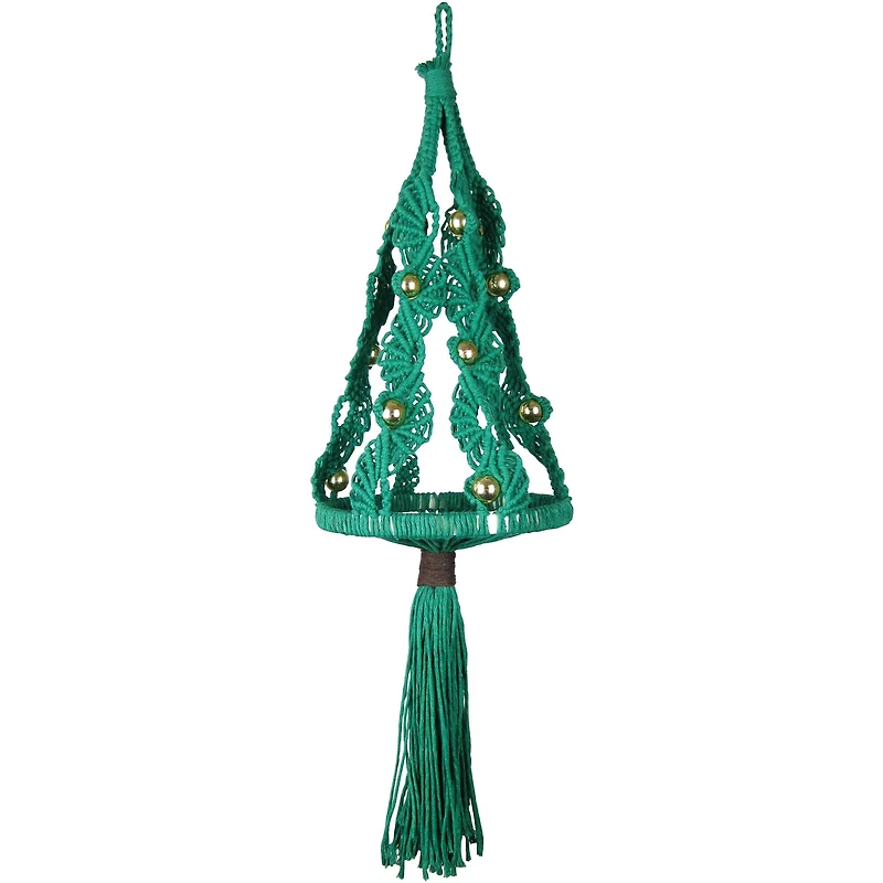 Design Works™ Zenbroidery™ Christmas Tree Macramé Wall Hanging Kit