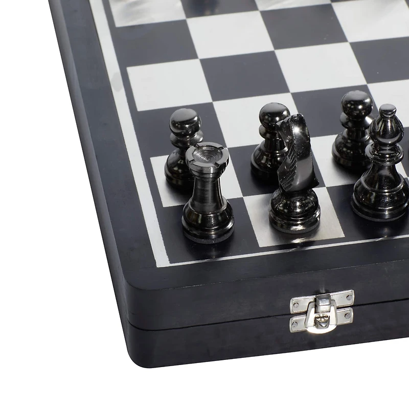 Black Traditional Chess Game Set