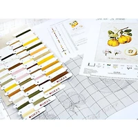 Luca-s The Pear Shaped Quince Counted Cross Stitch Kit