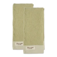 DII® Fresh Pear Washed Waffle Woven Dishtowels, 2ct.