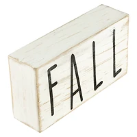 6" Distressed Wood Autumn Harvest Fall Sign