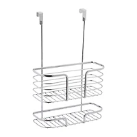 Kitchen Details Chrome 2-Tier Over the Cabinet Organizer