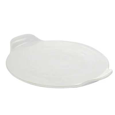 Gibson Home White Forno Flame Proof Ceramic Pizza Stone