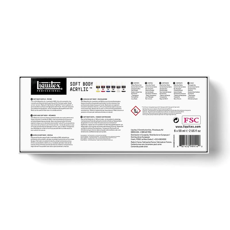 Liquitex® Soft Body Acrylic Mixing Set