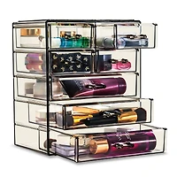 Sorbus Makeup & Jewelry Storage Case with 3 Large & 4 Small Drawers