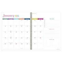 TF Publishing 2025 Large Palms & Sunshine Weekly Monthly Spiral Planner