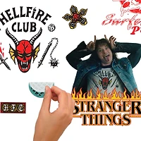 RoomMates Stranger Things Season 4 Icons Peel & Stick Wall Decals
