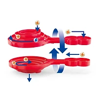 Hape Quadrilla Wooden Super Spiral Marble Run Construction Set