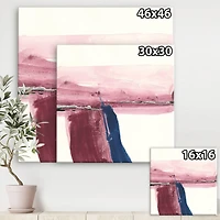 Designart - Patch of Dirty Pink I