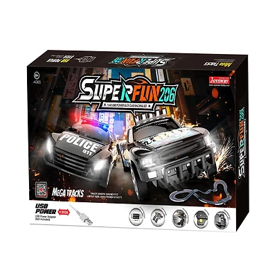 Joysway® SuperFun USB Power Slot Car Racing Set