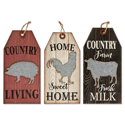 Tag Farmhouse Signs Set