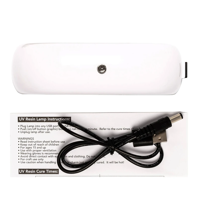 Blue Moon Studio™ UV Resin Craft White Curing USB Lamp