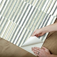 NuWallpaper Kingston Gray Peel & Stick Wallpaper