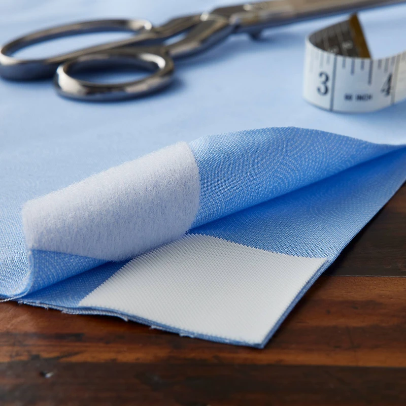 VELCRO® Brand Sleek & Thin™ White Stick On Fastener Rectangle