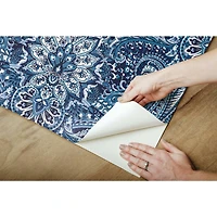 RoomMates Blue Swept Away Peel & Stick Wallpaper