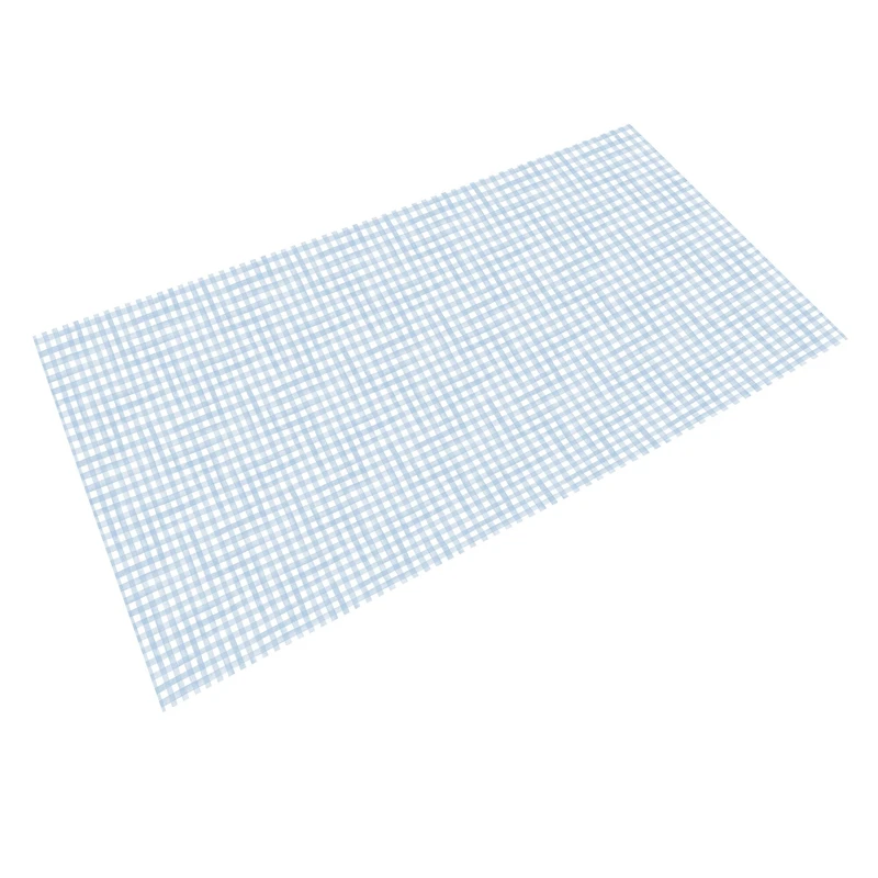 24 Pack: 54" x 108" Blue Gingham Plastic Table Cover by Celebrate It™